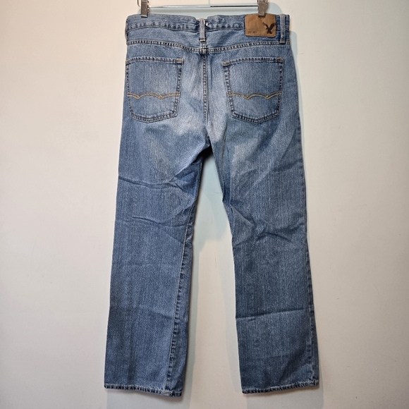 American Eagle Original Boot Jeans Mens 32x32 Bootcut Denim - Picture 2 of 6